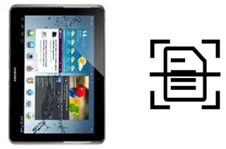 Escanear documento en un Samsung Galaxy Tab 2 10.1 P5110