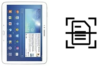 Escanear documento en un Samsung Galaxy Tab 3 10.1 P5210