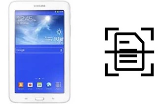 Escanear documento en un Samsung Galaxy Tab 3 Lite 7.0