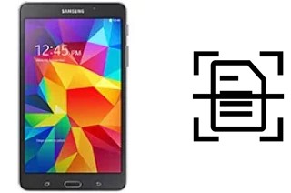 Escanear documento en un Samsung Galaxy Tab 4 7.0 LTE