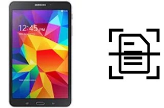Escanear documento en un Samsung Galaxy Tab 4 8.0