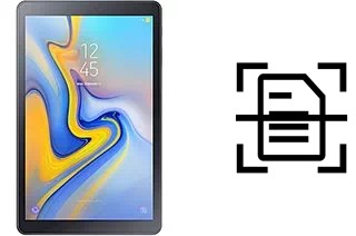 Escanear documento en un Samsung Galaxy Tab A 10.5