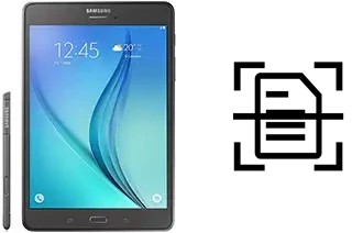 Escanear documento en un Samsung Galaxy Tab A 8.0 & S Pen (2015)