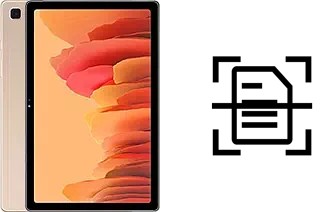 Escanear documento en un Samsung Galaxy Tab A7 10.4 (2022)