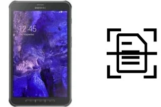 Escanear documento en un Samsung Galaxy Tab Active