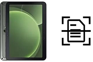 Escanear documento en un Samsung Galaxy Tab Active5 Pro