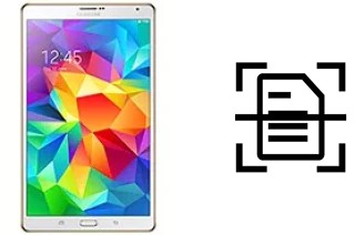 Escanear documento en un Samsung Galaxy Tab S 8.4