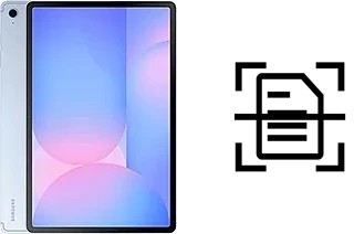 Escanear documento en un Samsung Galaxy Tab S10 FE+