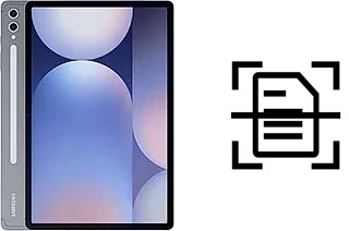 Escanear documento en un Samsung Galaxy Tab S10+