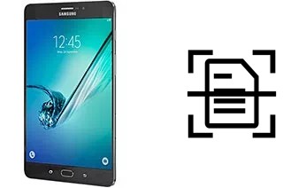 Escanear documento en un Samsung Galaxy Tab S2 8.0