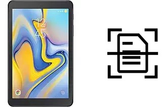Escanear documento en un Samsung Galaxy Tab A 8.0 (2018)