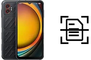 Escanear documento en un Samsung Galaxy XCover7 Pro