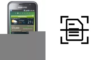 Escanear documento en un Samsung I9001 Galaxy S Plus