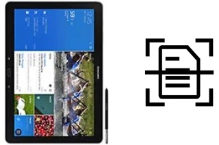 Escanear documento en un Samsung Galaxy Note Pro 12.2