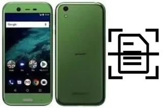 Escanear documento en un Sharp Android One X1
