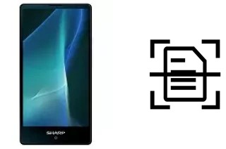 Escanear documento en un Sharp Aquos Mini SH-M03