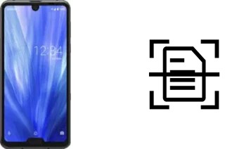 Escanear documento en un Sharp Aquos R3