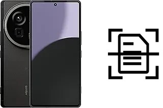 Escanear documento en un Sharp Aquos R9 pro