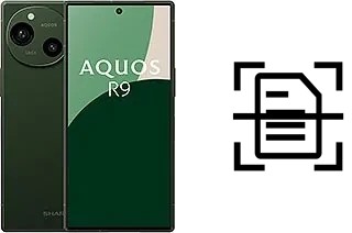 Escanear documento en un Sharp Aquos R9