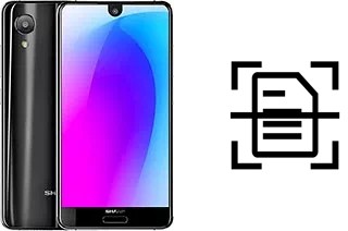Escanear documento en un Sharp Aquos S3 mini
