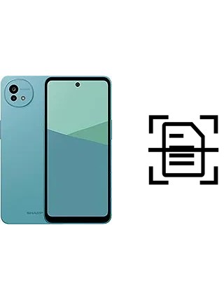 Escanear documento en un Sharp Aquos wish5