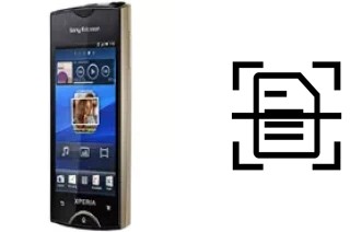 Escanear documento en un Sony Ericsson Xperia ray