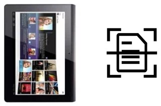 Escanear documento en un Sony Tablet S