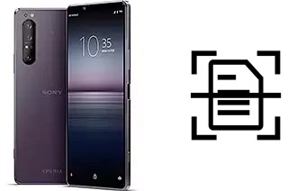 Escanear documento en un Sony Xperia 1 II