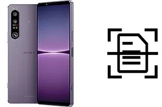Escanear documento en un Sony Xperia 1 IV