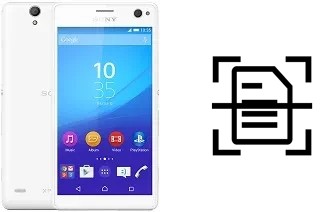 Escanear documento en un Sony Xperia C4