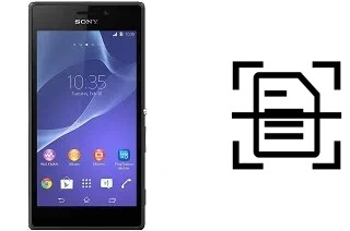 Escanear documento en un Sony Xperia M2 dual