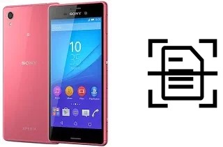 Escanear documento en un Sony Xperia M4 Aqua Dual
