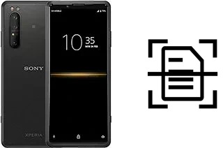Escanear documento en un Sony Xperia Pro (2020)