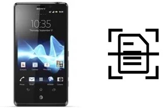 Escanear documento en un Sony Xperia T LTE