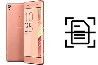 Escanear documento en un Sony Xperia XA Dual