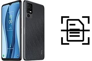 Escanear documento en un TCL 40 X