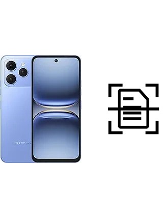 Escanear documento en un Tecno Spark 40