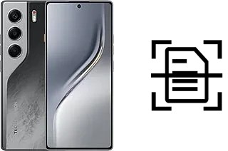 Escanear documento en un Tecno Camon 40