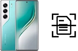 Escanear documento en un Tecno Camon 40 Pro