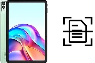Escanear documento en un Tecno Megapad 11