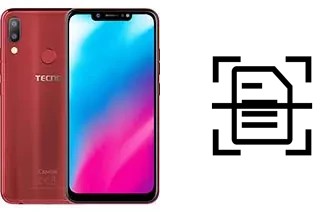 Escanear documento en un Tecno Camon 11