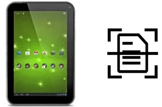 Escanear documento en un Toshiba Excite 7.7 AT275