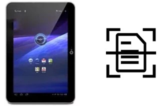 Escanear documento en un Toshiba Excite AT200