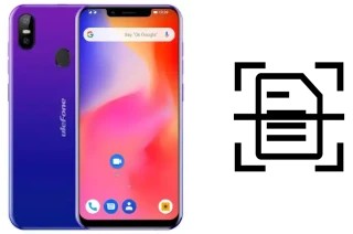 Escanear documento en un Ulefone S10 Pro