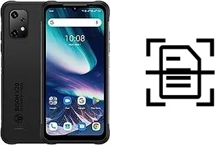 Escanear documento en un Umidigi Bison X20