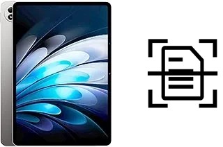 Escanear documento en un vivo Pad5 Pro