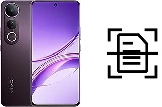 Escanear documento en un vivo V50 Lite
