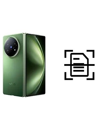 Escanear documento en un vivo X Fold5