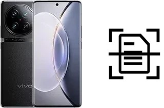 Escanear documento en un vivo X90 Pro