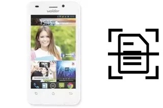 Escanear documento en un Wolder miSmart Smile W1